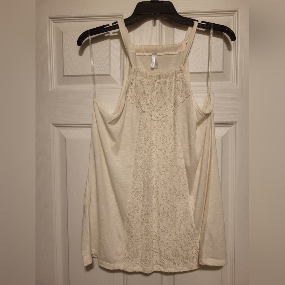 Vanity - Cream Lace Women's Tank
